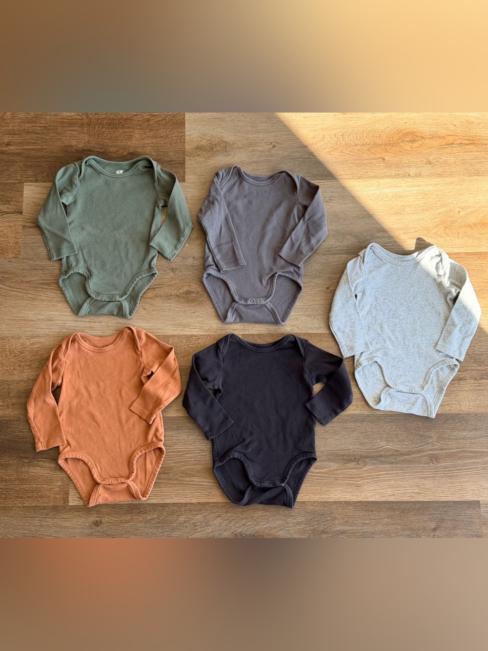 H&M | Baby Onesies Bundle | Neutral | Long Sleeve | Unisex
